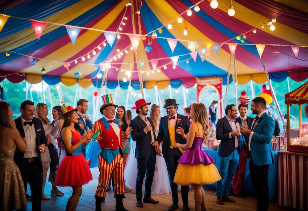 Temafest med wow-effekt under cirkustelt