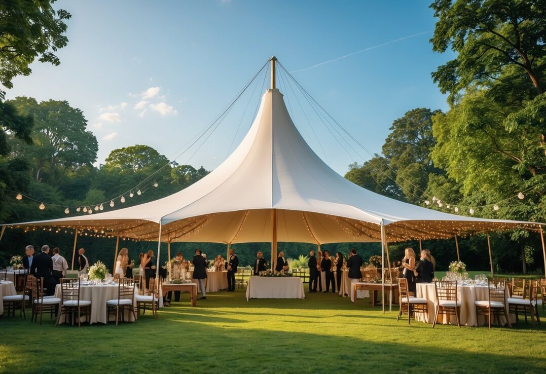 Sådan skaber du den perfekte ramme om dit udendørs event med et mastetelt Sådan skaber du den perfekte ramme om dit udendørs event med et mastetelt